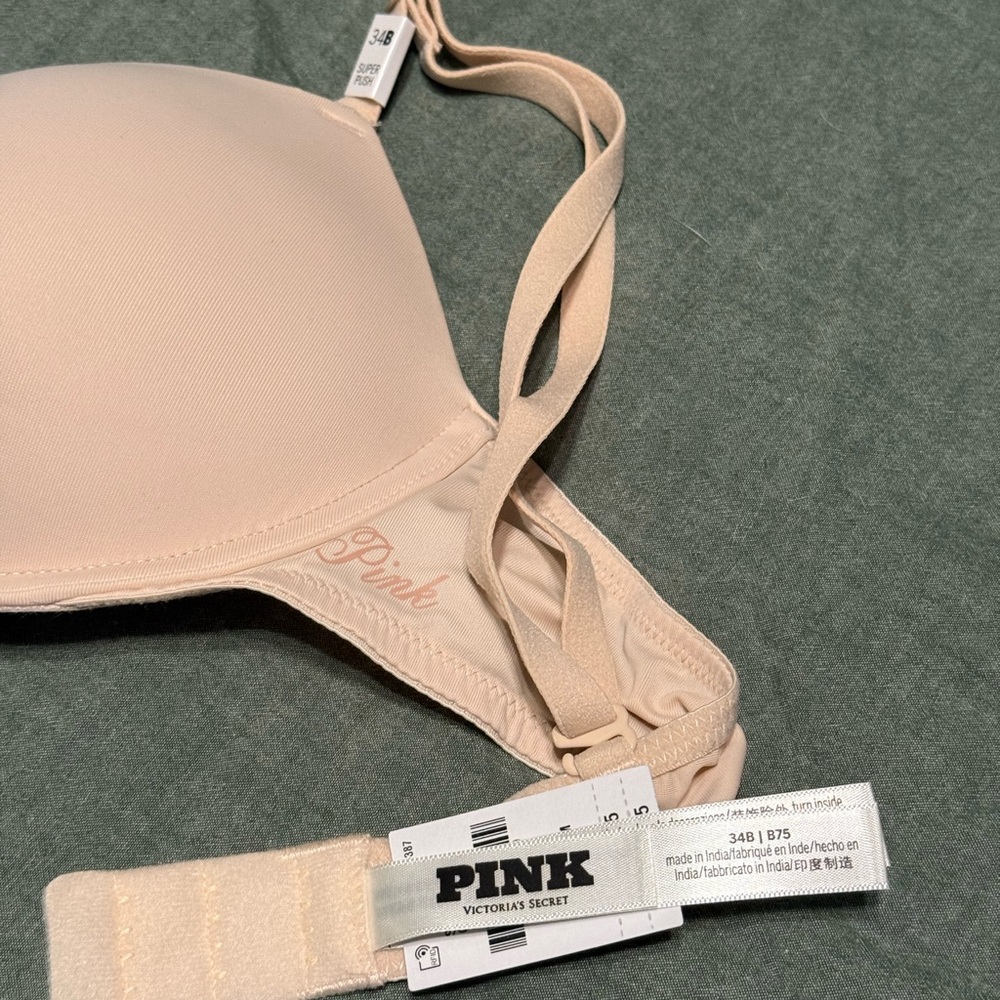 PINK Victoria's Secret Cream Bra Intimates & Sleepwear